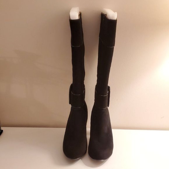 SOFFT STEFFI BLACK SUEDE KNEE HIGH BOOTS - Picture 2 of 4